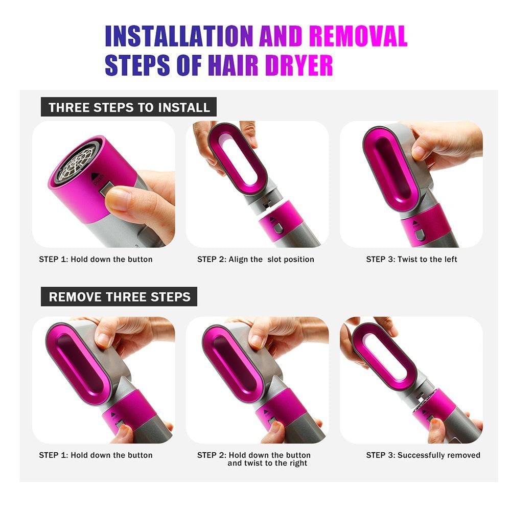 New Upgrade 5 In 1 Hair Dryer