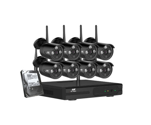 UL-tech Wireless CCTV Home Security Camera System WIFI Outdoor 8CH 3MP NVR 4TB