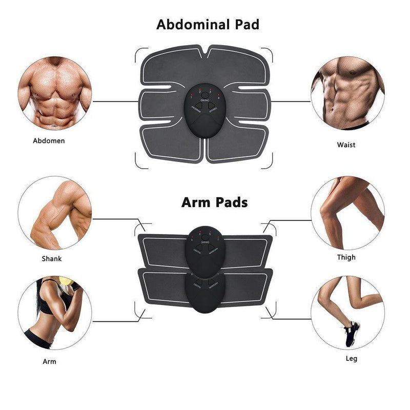 EMS Muscle ABS Stimulator 6Pac ABS Hip+5 bags
