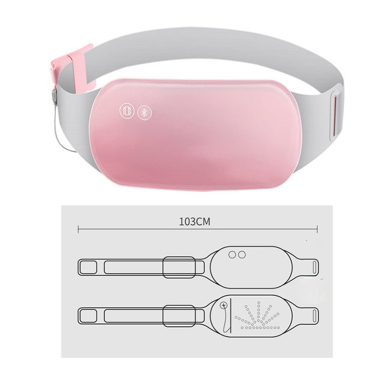 Electric Heating Pad Lower Back Pain Relief Warming Waist Belt - USB Plugged In_4