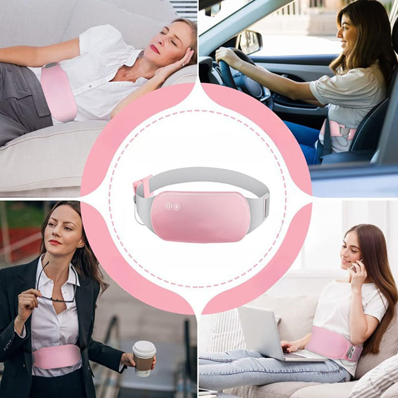 Electric Heating Pad Lower Back Pain Relief Warming Waist Belt - USB Plugged In_10