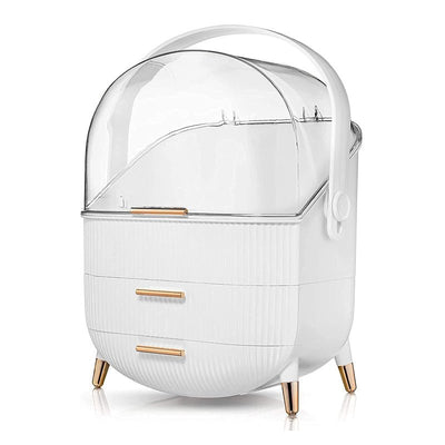 Dustproof Cosmetic Storage Case Makeup and Jewelry Holder Organizer_0