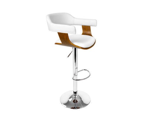 Artiss Wooden PU Leather Bar Stool