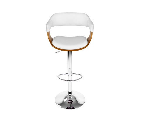 Artiss Wooden PU Leather Bar Stool