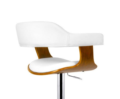 Artiss Wooden PU Leather Bar Stool