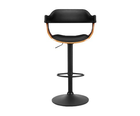 Artiss Wooden PU Leather Bar Stool