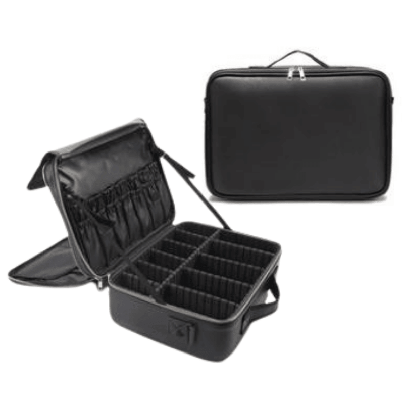 Professional large travel makeup bag. High quality case. Water proof makeup case.