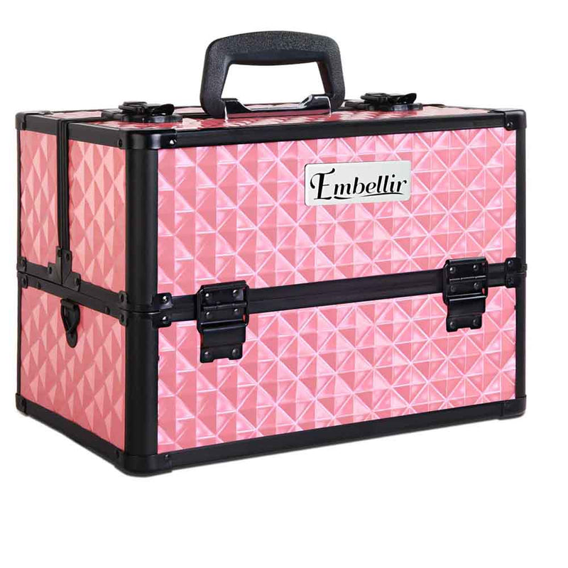 Beauty Makeup Case - Diamond Pink