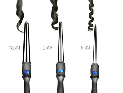 Ceramic Hair Curler in 3 sizes of 32MM-25MM-19MM