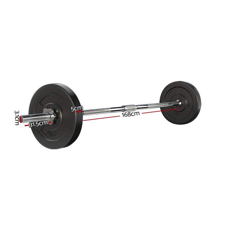 18KG Barbell Weight Set Plates 