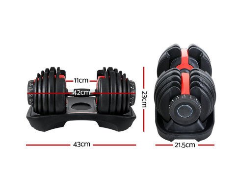 24kg Adjustable Dumb