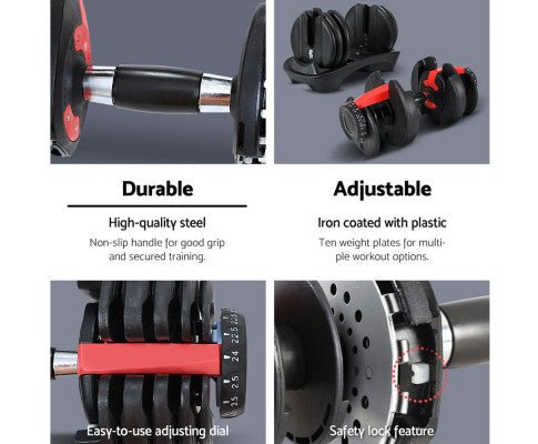 24kg Adjustable Dumb
