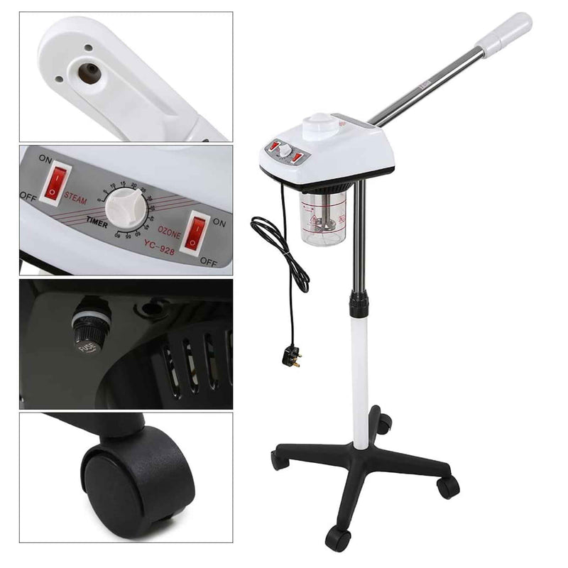 Facial Steamer Professional Ozone Face Sauna Spa Deep Skin Cleansing Hot Steam