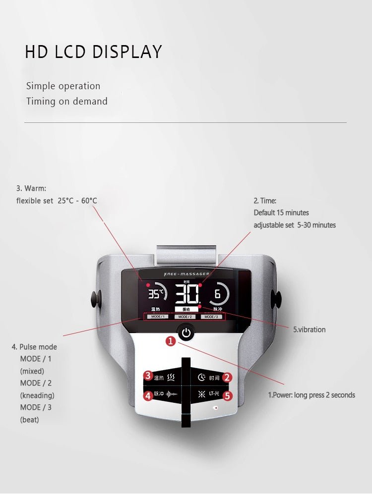 Knee Massage Multifunctional Laser Hyperthermia Electric Knee Massager