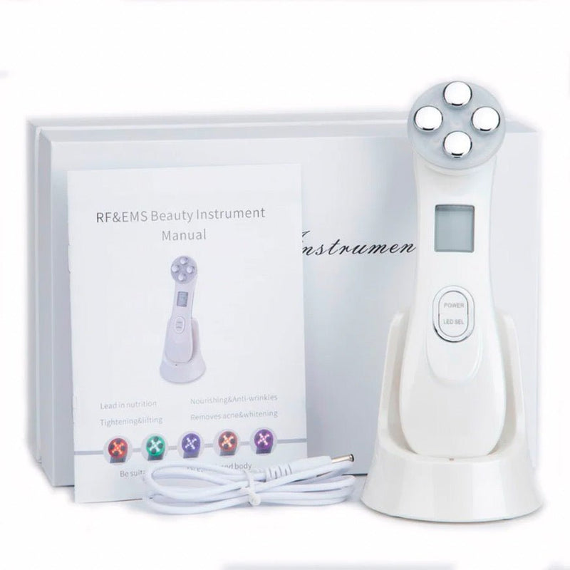 5-in-1 RF EMS LED Light Therapy For Acne Skin Tightening