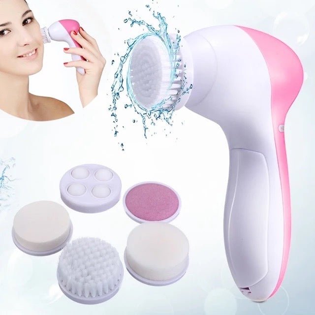 5 in 1 Face Cleansing Brush Electric Facial Cleaner