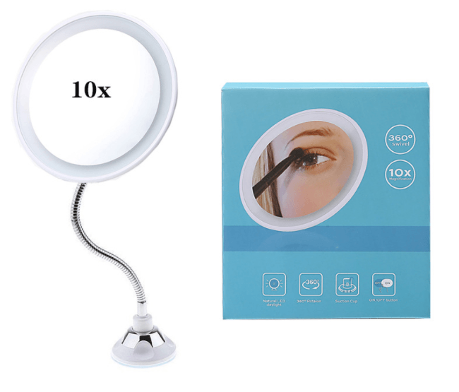 Magnifying Mirror with 3 Led Settings