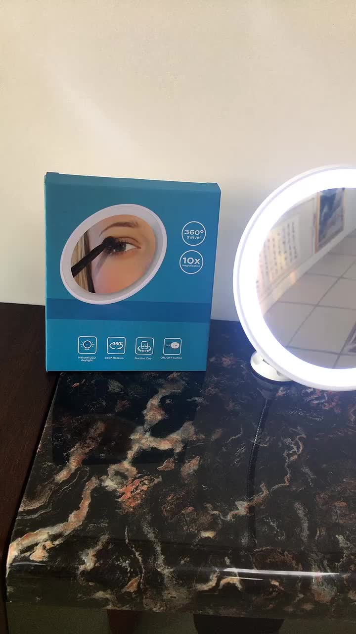 Magnifying Mirror with 3 Led Settings