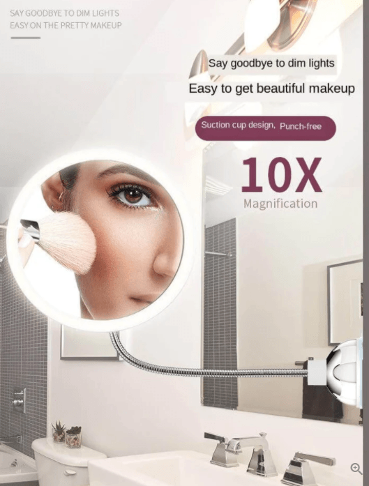 Magnifying Mirror with 3 Led Settings