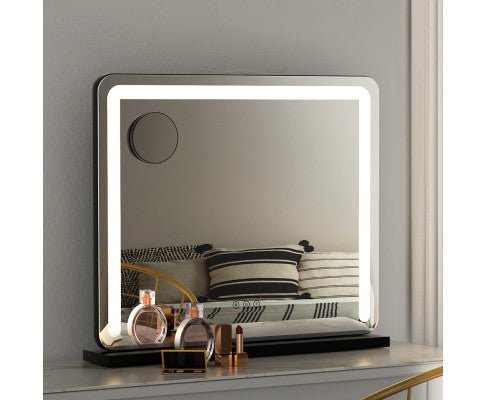 Embellir Makeup Mirror With Light Hollywood Vanity LED Tabletop Mirrors 50X60CM