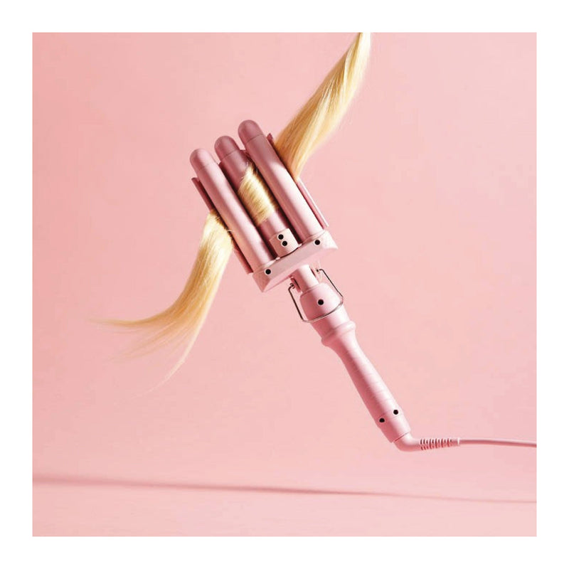 Mermade Hair Pro Waver Mini 25mm Pink 3 Barrel