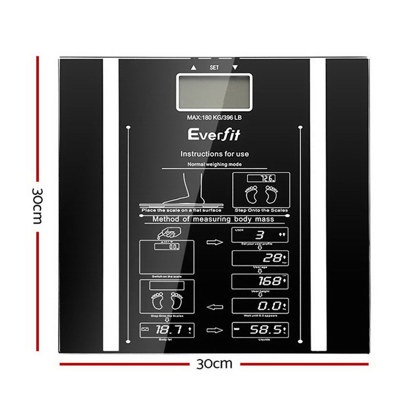 Everfit Bathroom Digital Body Fat Scale