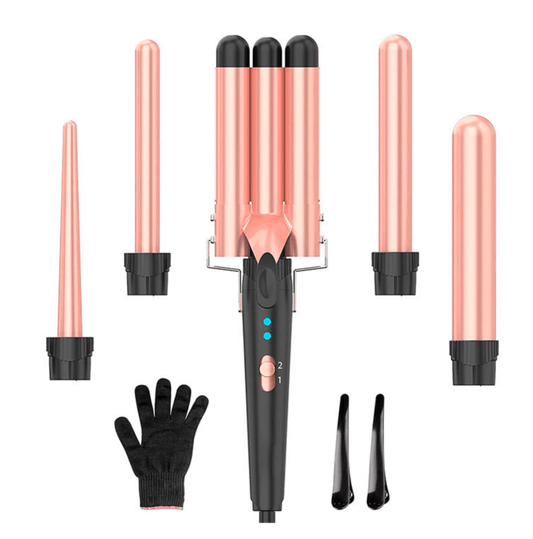 Interchangeable Curling Iron Set