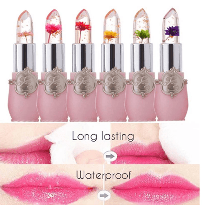 Crystal Jelly Flower Color Changing Lipstick