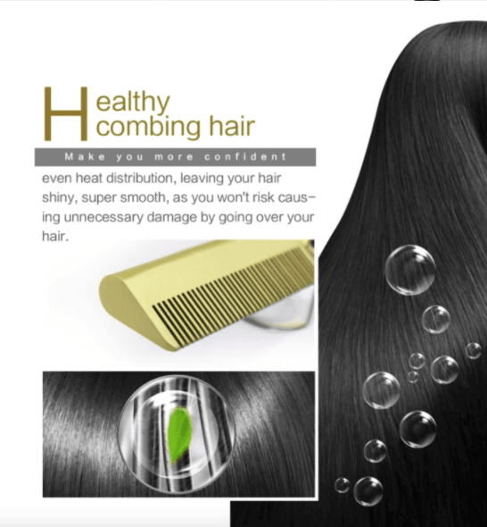 Hair Iron Straightener Hot Comb 