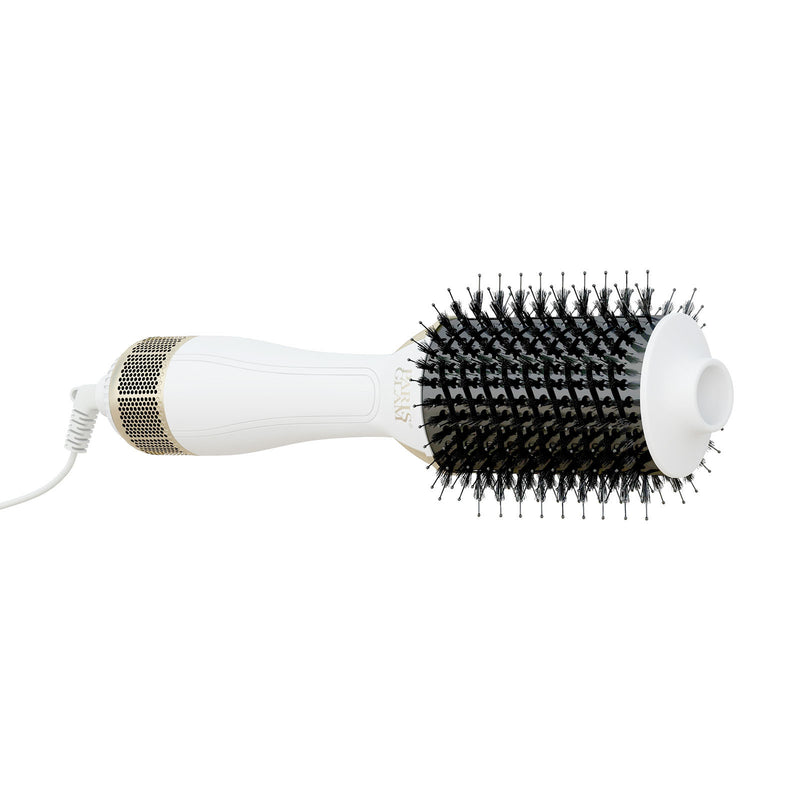 Paris Glam Blow Dry Barrel Brush 2-In-1 Swivel Professional