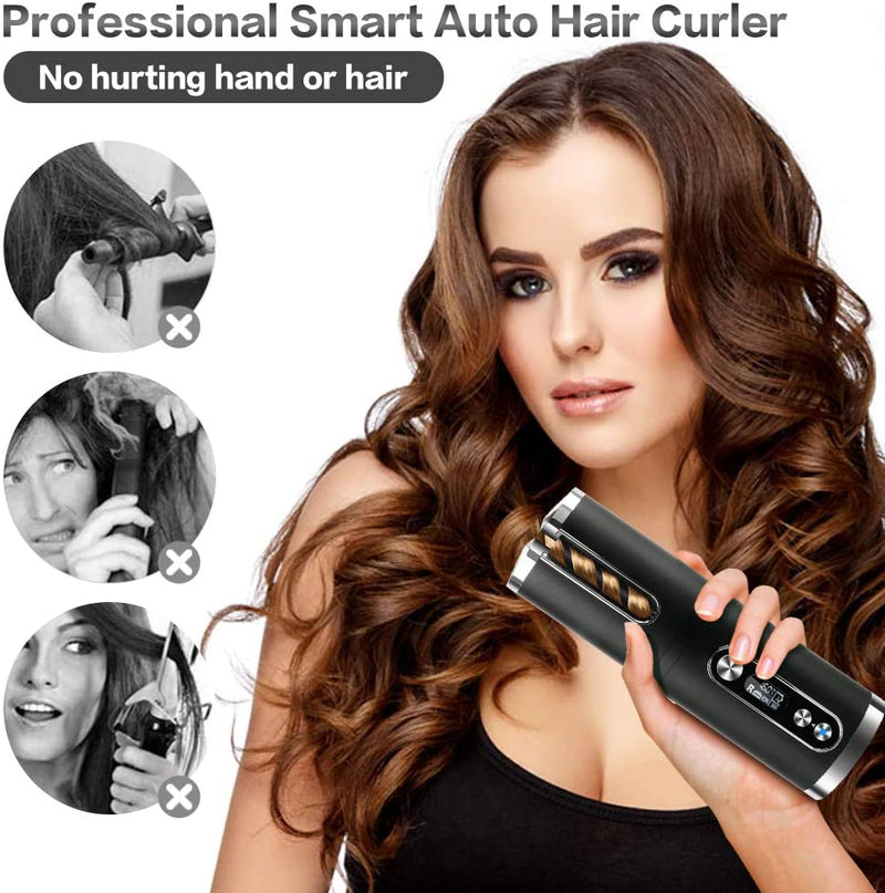 Portable Wireless Automatic Hair Curler