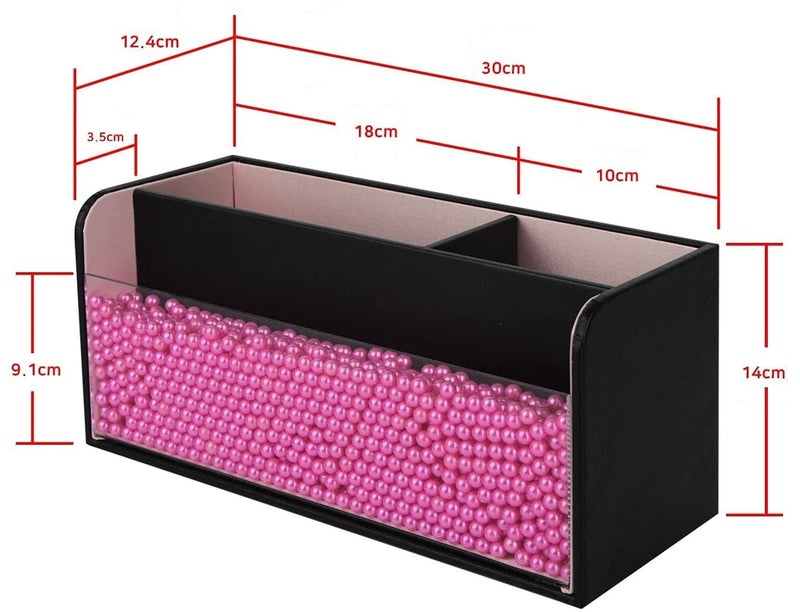 Leather Makeup Brush Cosmetic Organiser