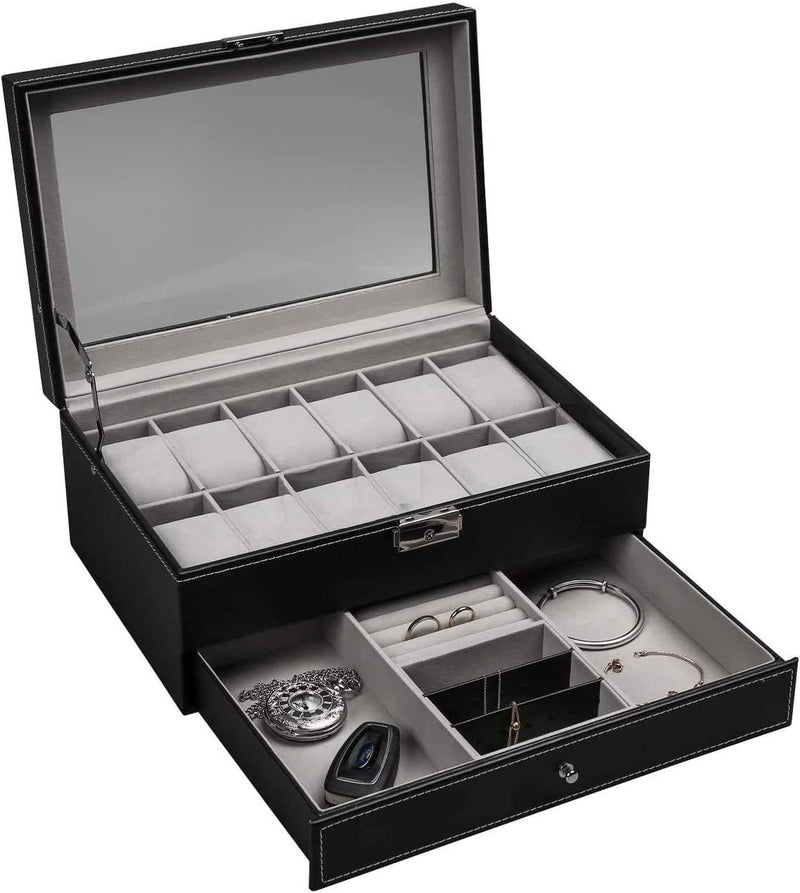 12 Slot Watch Box