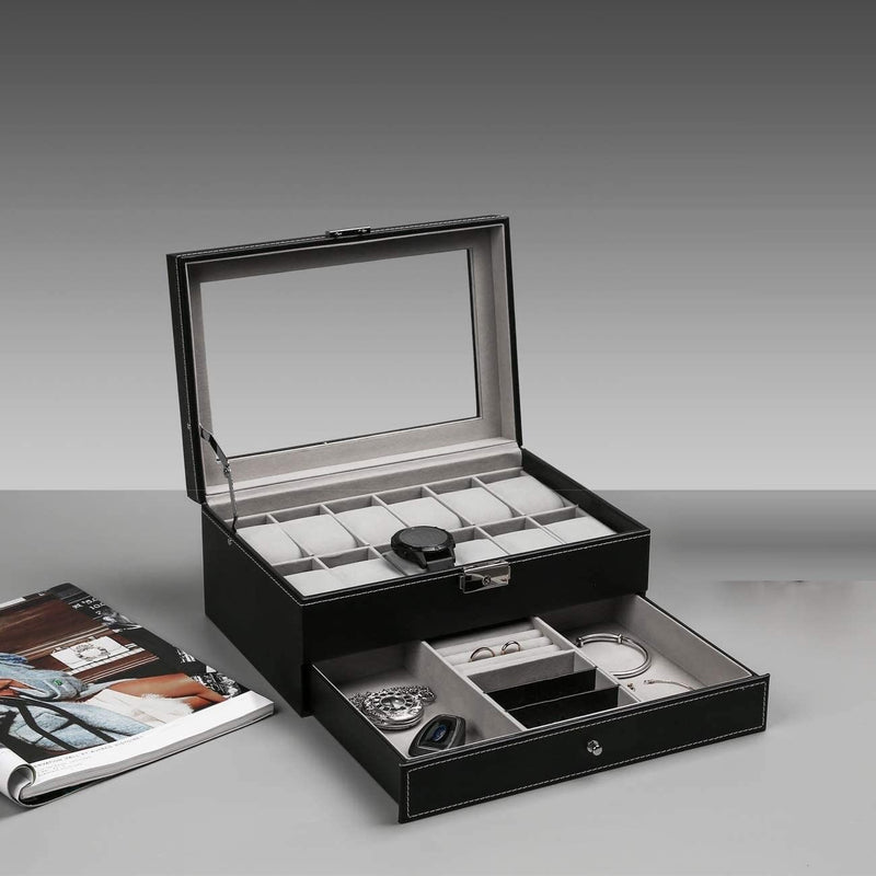 12 Slot Watch Box