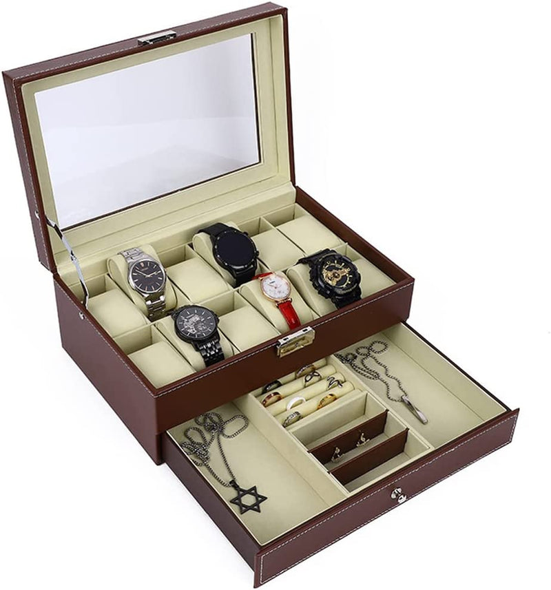 Brown Watch Storage Box