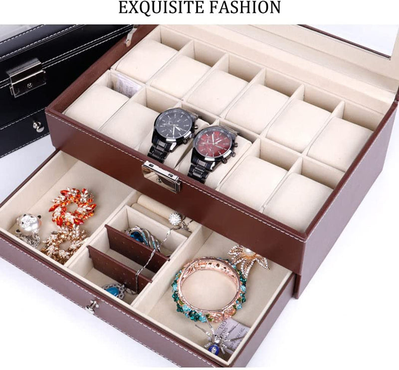 Brown Watch Storage Box