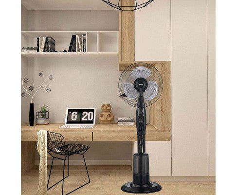 Freestanding Air Cooling Fan w/Misting Water Spray