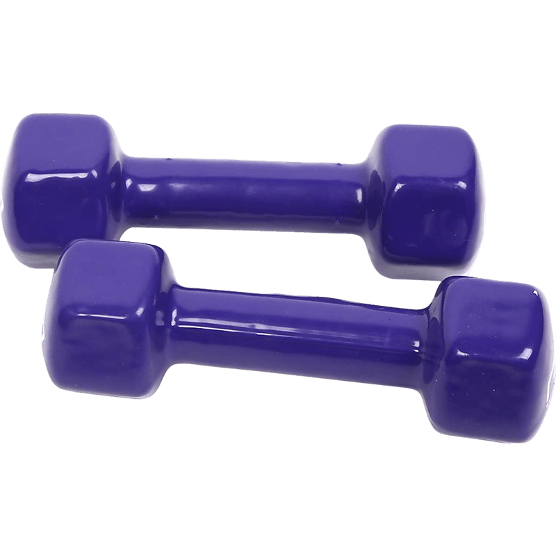 Rubber Coated Dumbbell Set 