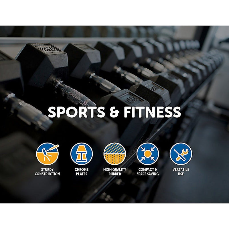 10KG Hex Dumbbells 