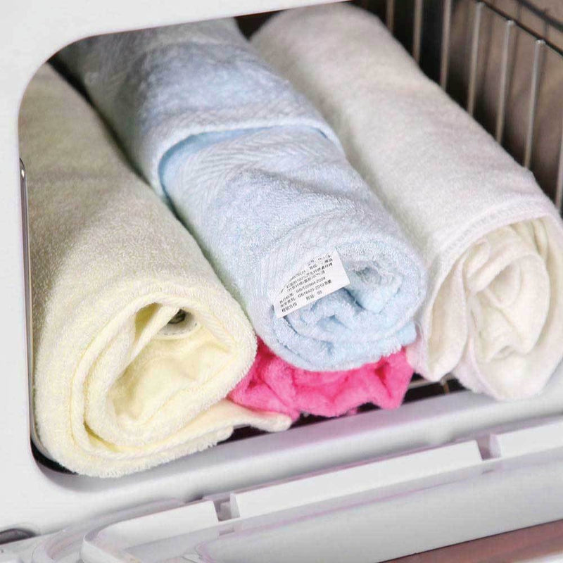 8L White Electric Towel Warmer UV Steriliser Cabinet Small Hot Heater Sanitiser